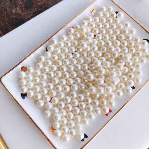 Sooyee Art Faux Pearls 1700-Pcs Loose Beads no Hole 1.1 Lbs (8mm,Ivory) for Vase Fillers, Table Scatter, Wedding, Birthday Party Home Decoration...