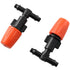 Atomizing Nozzle RLECS 25PCS Irrigation System Misting Automatic Watering Garden Hose Spray Adjustable Garden Irrigation Nozzles with Tee Joints f...