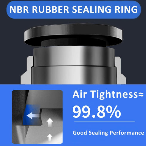 Push to Connect Fitting, 3/8" Tube OD x 3/8" NPT Thread Male Straight Pneumatic Air Fitting Quick Connector for Solenoid Valves Hydraulic Cylinder...