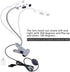 ZJchao Clip on Light, Makeup LED Lights USB Cosmetic Lamp Eyebrow Lip Beauty Salon Desktop Led Lights with Clip Reading Desk Light Book Light for ...