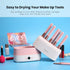 Makeup Brush Dryer Machine,Can Drying 12pcs Makeup Brushes,2pcs Sponges Or Powder Puff AT Once,Baked Slowly At Constant Temperature Without Hurtin...