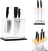 1:6 Scale Miniature Kitchen Knife Set with Knife Shelf 5-Piece Mini Cooking Knives with Plastic Knife Storage Box for Mini House Kitchen Furniture...