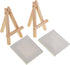 Hello, Artist! Party Pack Mini Canvas with Easel, 4 Pieces, None...