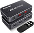 4K HDR HDMI Switch, Koopman 4 Ports 4K 60Hz HDMI 2.0 Switcher Selector with IR Wireless Remote, Supports UltraHD Dolby Vision, High Speed(Max to 1...