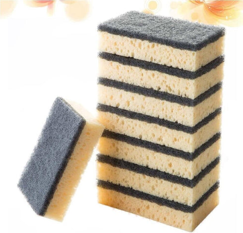 Sponges Kitchen, 8pcs Dish Washing Sponge Heavy Duty Scrub Sponge Reusable Kitchen Sponge Cleaning Sponge for Dishes, Pots, Pans...