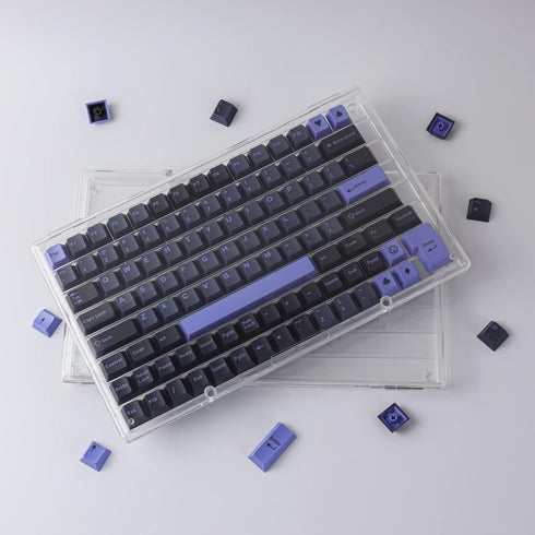 Hyekit Keycaps Storage Box, 1 pcs ABS Dustproof Display Case, with Magnetic Catches, Transparent Collection Box for Cherry XDA SA OEM MSA DSA Prof...