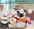 Silicone Pot Holders, YYP Silicone Heat Resistant Pot Holders, Oven Mini Mitts, Cooking Pinch Grips for Kitchen(No More Burning Your Fingers!)- Se...
