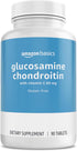 Amazon Basics Glucosamine 1500 mg with Chondroitin and Vitamin C 60 mg, 90 Tablets (2 per serving), Gluten Free...
