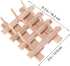 Abaodam 12 Thread Holder Hair braiding Rack Spool Wooden Braid Divider Stand Separator- Spool Folding Beech Reel Bobbin Thread Organizer Frame Rac...