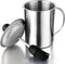Stainless Steel Basting Pot with Basting Brush, BBQ Sauce Brush Pot Set with Handle Portable Sauce Brush for Cooking, Bbq Grill Accessories...