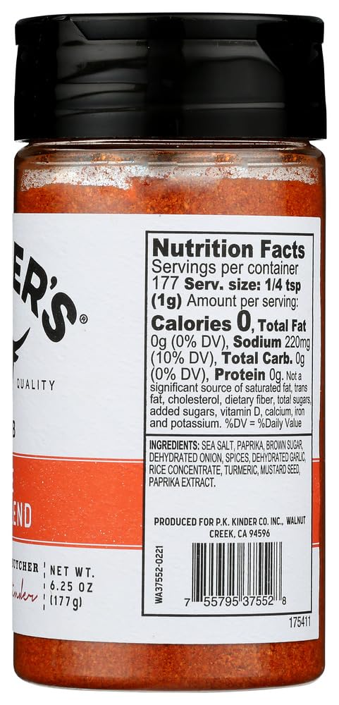 Kinder's, Rub The BBQ Blend, 6.25 Ounce...
