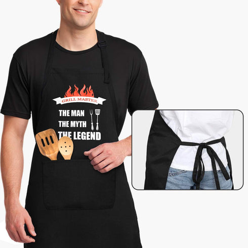 Aprons for Men, Mens Apron, Funny Aprons for Men, Adjustable Neck Strap Waterproof and OilProof Best for Grilling, Husband Birthday Gift, Gifts fo...