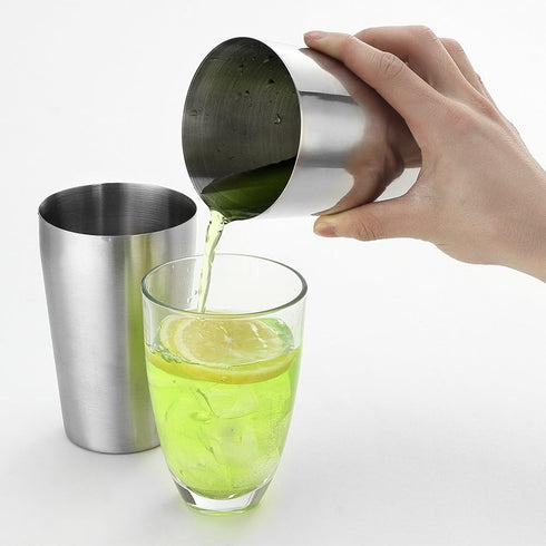 Boston Shaker by QLL, Professional Stainless Steel Cocktail Shaker Set, including 20oz Unweighted & 28oz Weighted Shaker Tins...