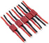 Blomiky 5 Pairs Female and Male 14AWG Silicon Wire Extention Deans T Plug Connector for RC Cars Drone Lithium Battery T Plug 5...