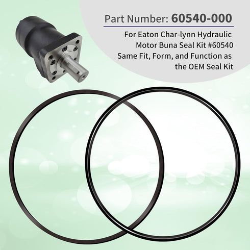 60540-000 Hydraulic Motor Seal Kit for Char-Lynn 60540 / Eaton A & H Series 008 009 Design...