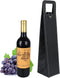 Leather Wine Gift Bag 16.1x3.5x3.5 in, Wine Gift Tote Bag, Reusable Metal Clasp Gift Wine Bag, Portable Wine Protector for Parties, Birthdays, Wed...
