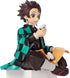 Kamado Tanjirou Ghost Slayer Figure Eat Rice Balls Series Action Figure Toys Collection Desk Decor Collection Toy (Onigiri Tanjiro)...