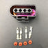 4PCS Ignition Coil Connector Repair Kit Harness plug +1pcs 0.3CM Space Take-up Tool Compatible with Audi VW 4B0 973 724 4B0973724...