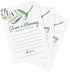 Bliss Collections Share a Memory Cards, Rustic Greenery, Cards for Weddings, Showers, Birthdays, Celebration of Life, Funeral, Retirement, Going A...