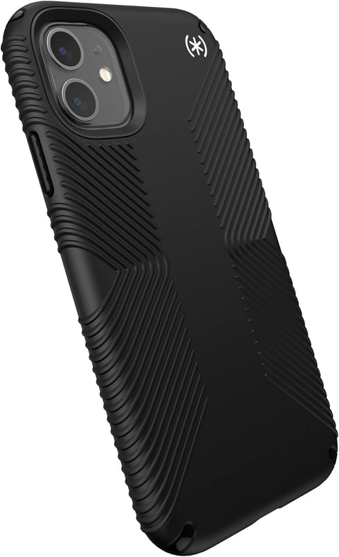 Speck iPhone 11 Case - Drop Protection, Shock-Absorbent Fits iPhone XR Case & iPhone 11 - Heavy Duty, Extra Grip Slim Design with Added Grip & Sof...