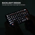Rii Mini Bluetooth Keyboard,Portable Wireless Keyboard with Backlit,Rechargeable Mini Keyboard for Smart TV/Android TV Box/SmartPhone/HTPC/IPTV, B...