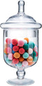 Glass Apothecary Jars with Lids for Candy Buffet - Apothecary Jars for Bathroom, Candy Bar, Kitchen, (Height: 9" Body: 5")...