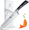 MAD SHARK Kitchen Knife, Chef's Santoku Knife 8-inch, German High Carbon Stainless Steel Chef Knife, Super Sharp Multipurpose Chopping Knife for M...
