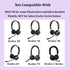 Replacement Earpads Cushions for Plantronics Headset 50mm Ear Cushions Compatible with Plantronics Blackwire C320 3210 3220 3320 HW251N HW261N HW5...