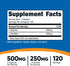 Nutricost L-Arginine L-Citrulline Complex 750mg, 120 Capsules - Non-GMO...
