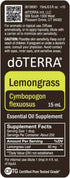 doTERRA - Lemongrass Essential Oil - 15 mL...