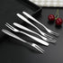 Ggbin 12-Piece Stainless Steel Fruit Forks, Mini Dessert Forks...