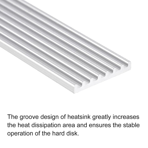 MECCANIXITY 2 Pack M.2 2280 Nvme SSD Heatsink Cooler with Thermal Pad Alloy Aluminum Heat Sink Cooling Sink for Laptop, 70x22x3mm, White...