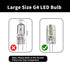 5pcs G4 LED Bulb12V 4W AC/DC Landscape Light Bulbs Bi-Pin Base Light Bulbs Led Landscape Light Bulbs G4 Bulb LED Lighting Equiavlent to 20W-30W T3...