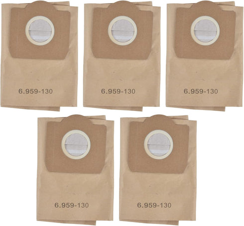 5PCS Vacuum Cleaner Dust Bag, Sweeper Cleaning Bag, 10.6oz Vacuum Cleaner Dust Bag, Portable Vacuum Cleaner Accessory, Suitable for Karcher 6.9593...