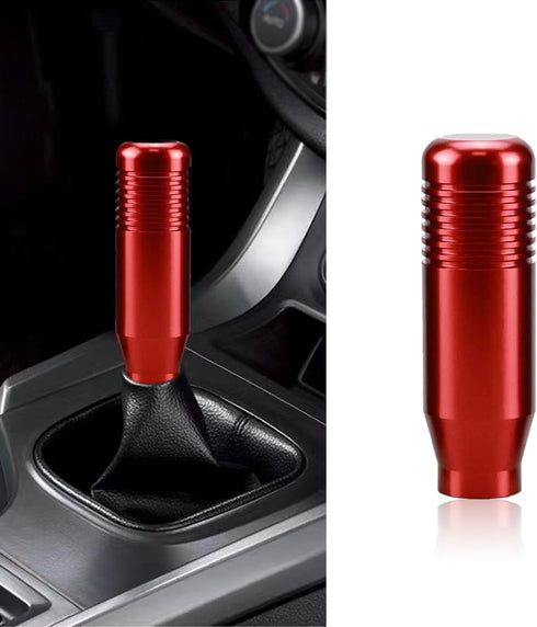 1 PC Manual Gear Stick Shifter Knobs, Car Shift Head Knob with 3 Threaded Adapters, Aluminum Alloy Car Stick Shift Lever Knob, Universal for Most ...