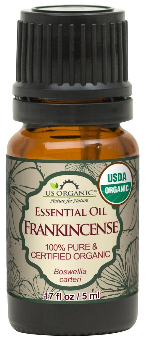 US Organic 100% Pure Frankincense (Boswellia Carteri) Essential Oil - USDA Certified Organic, Use Topically or in Diffuser - Perfect for Yoga or M...