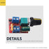 CENTAURUS 3Pcs DC Motor Speed Controller Module 3V-35V PWM Speed Control Switch LED Dimmer Mini 5A Max 90W...