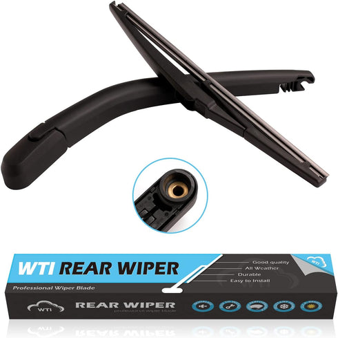WTI Rear Wiper Arm Blade Set Compatible With Chevrolet HHR 2006-2011 Rear Windshield Window Wiper Kits Assembly New Replacement Accessories Parts...