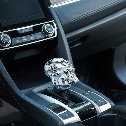 Shift Knob Stick Handle Skull Head Car Accessories Universal Fit with 3 Adapter...