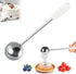 Flour Duster for Baking, Stainless Steel Flour Shaker Duster, 304 Stainless Steel Powdered Sugar Shaker Duster, Pick Up and Dust Flour Sifter, Flo...