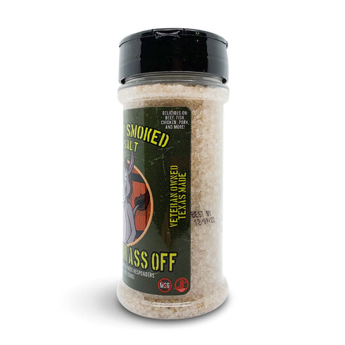 Whiskey Smoked Sea Salt by Grill Your As Off - BBQ Rub - Award Winning BBQ & Grill Seasoning for Beef, Steak, Burgers, Pork & Chicken - MSG & Glut...