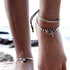 Missgrace Vintage Style Antique Silver Anklet Coin Tassels Beach Ankle Chain Fashion Coin Leg Ankle Bracelet Anklets for Women To Beach...