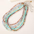 Beaded Necklace for Women,Natural Gemstone Necklace for Women,Colorful Bead Choker Necklace Handmade Surfer Beach Necklace Trendy Jewelry Gift for...