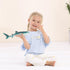 Gemini&Genius Sea Animal Great White Shark and Whale Shark Action Figure Set Soft Rubber Ocean Sea Animal Marine Animal Model Toys for Kids Swimmi...