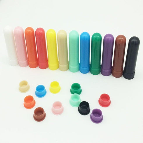 12 PCS Nasal Inhaler Tubes Kit Contains: 12 Empty Nasal Inhaler Tubes (with Wicks) 2 droppers...