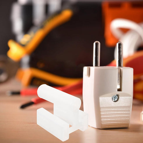 DOITOOL Outlet Covers 100pcs 3 Prong Plug Cover Plastic Socket Covers Electrical Protector Safety Caps for Electrical Outlets Easy Install Outlet ...