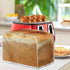 Vivid Funny Bread Pattern Toaster Cover,Waterproof Toaster Cover Bread Print 2 & 4 Slice Bread Maker Cover Small Appliance Covers Bread Maker Cove...