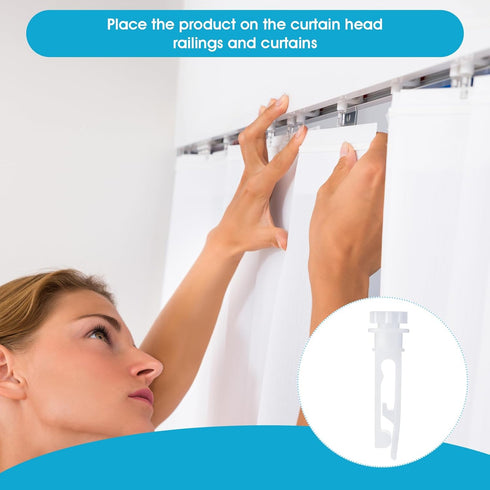 12PCS Vertical Blinds Replacement Parts Vertical Blind Stem Replacement for Vanes Carrier of 3-1/2" Or 5" Vertical Blinds Components Used for Iron...