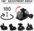 Flexible Adhesive Mount for Insta 360 ACE Pro ONE X4 X3 X2 X RS R GO 3 2, Helmet Sticky Mounts Buckle Mount Screw Accessory Kit Compatible with Go...