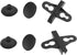 20Pcs Aquarium Isolation Plate Suction Cup Divider Holders Bracket, Fish Tank Plastic Sheet Divider Suction Cup (Black)...
